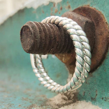 Sterling Silver Western Twist Band Ring