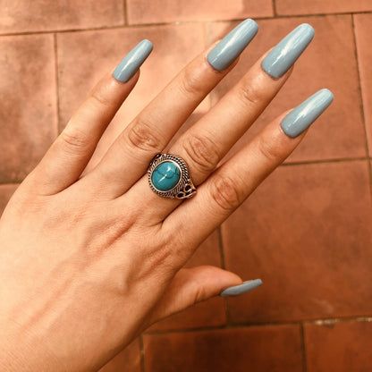 Women Vintage Turquoise Rings