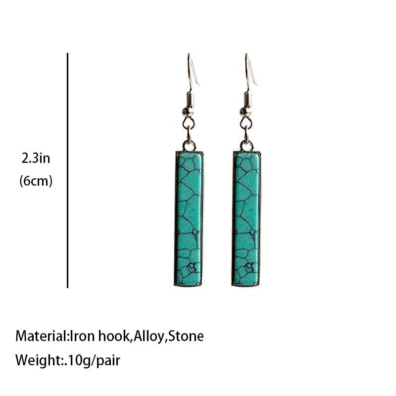 Western Turquoise Vintage Earrings