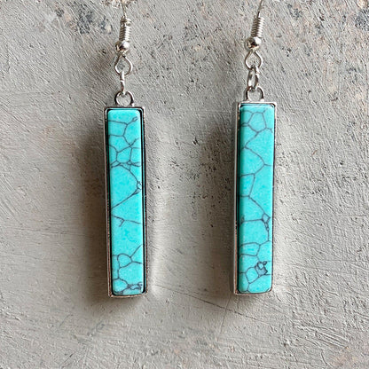 Western Turquoise Vintage Earrings