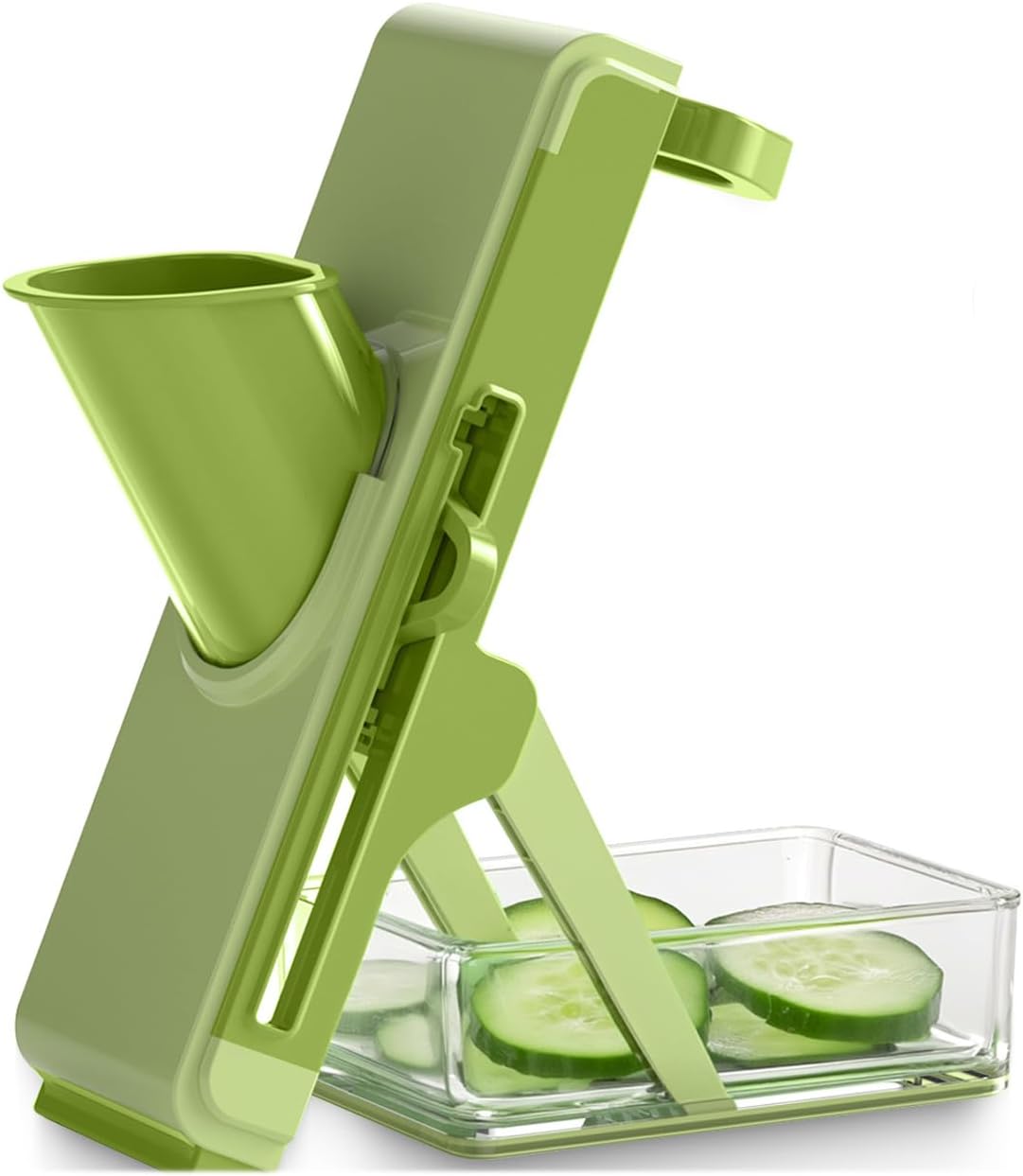 Last Day 50% OFF🔥-Eletronova Safe Mandoline Food Slicer, Vegetable Slicer for Kitchen, Mandoline Potato Slicer