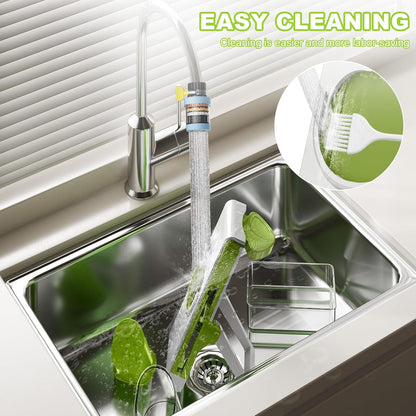 Last Day 50% OFF🔥-Eletronova Safe Mandoline Food Slicer, Vegetable Slicer for Kitchen, Mandoline Potato Slicer