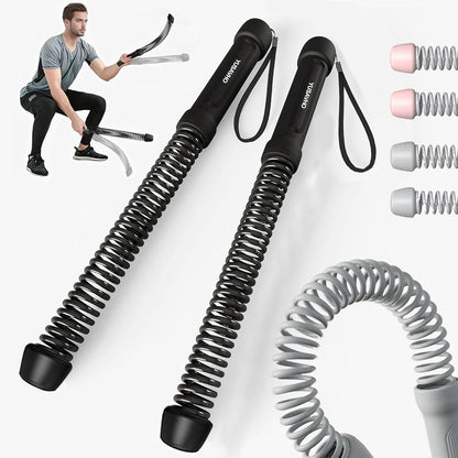 Ropeless Battle Ropes for Home Gym-Cordless Training Rope Fitness Equipment for Men & Women