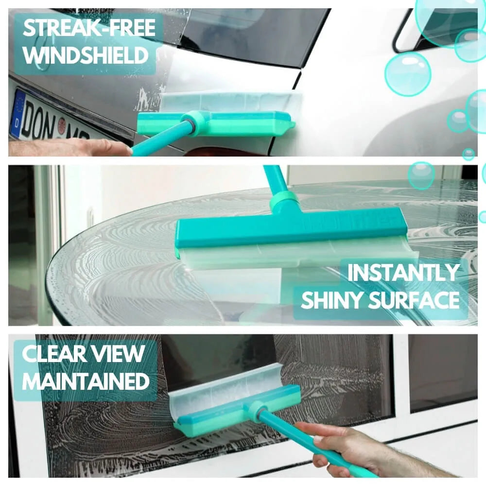 🔥 Final 3 Hours: 60% OFF!🔥Alisanda Recyclable Silicone Window Squeegee Kit