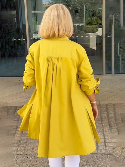 ⏰ LAST DAY SAVE 50% 💥2025 Shirt Jacket for Womens Button Down Shirts Cotton Long Sleeve