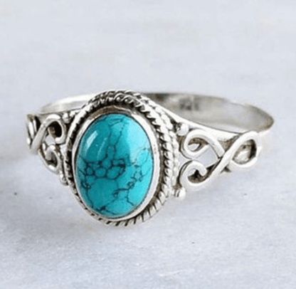 Women Vintage Turquoise Rings